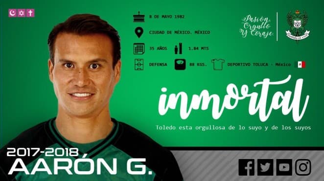 Aarón Galindo jugará en el Toledo de España