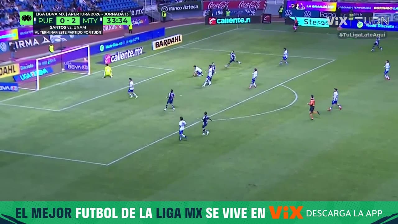 ¡Rayados golea a la Franja! Lucas Ocampos saca misil para el tercero sobre la Franja