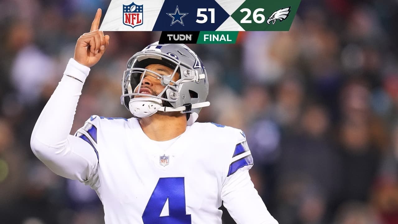 Prescott y los Cowboys pasean a unos Eagles con numerosas bajas