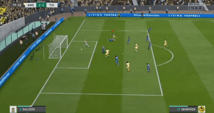 Nahuel Guzmán perdío 3-2 ante el América de Gio dos Santos que suma los primeros tres puntos en el torneo virtual de la eLiga MX.