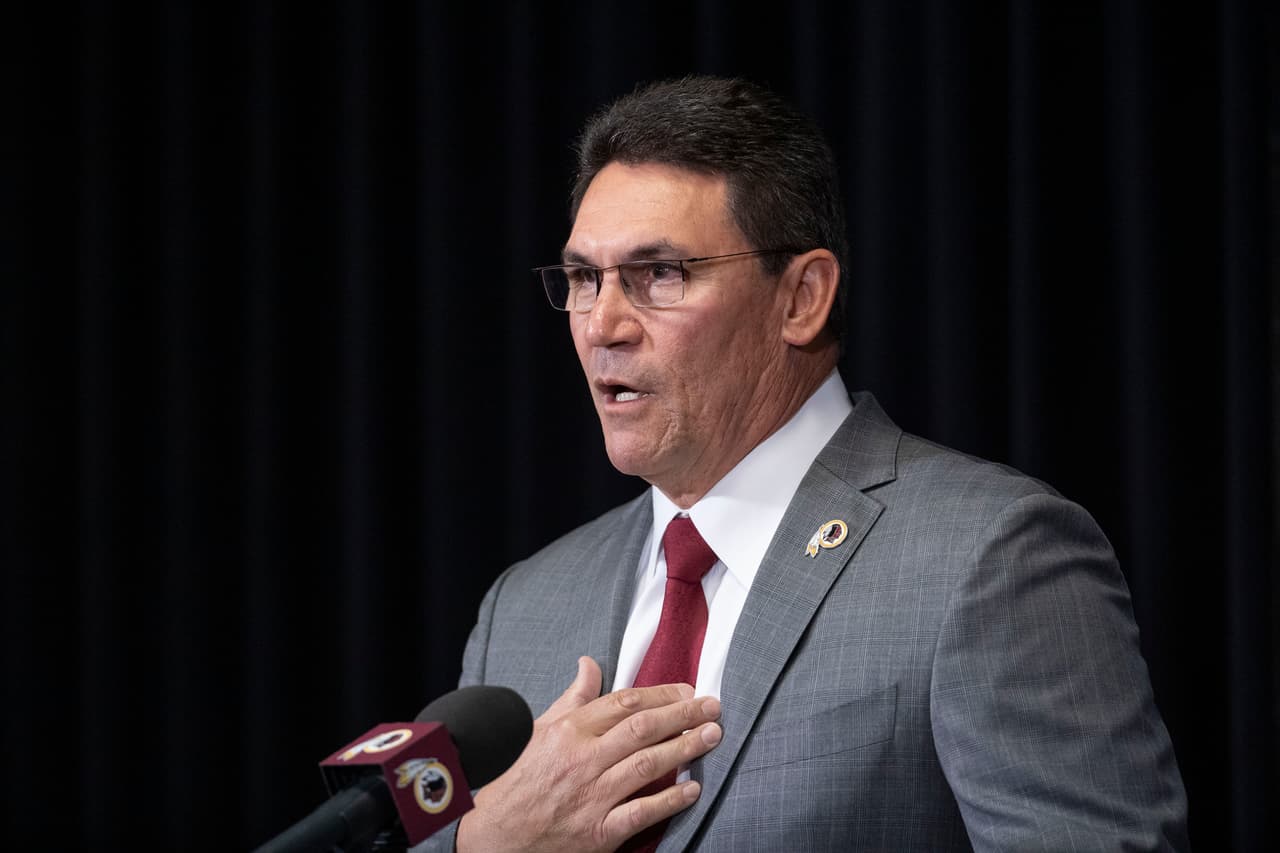 Ron Rivera llega a los Washington Redskins como headcoach para los próximos cinco años.