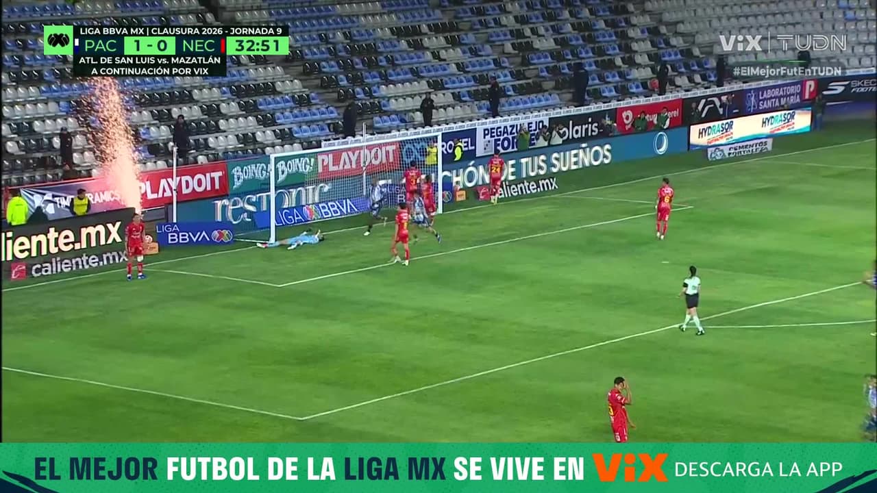 Idrissi aprovecha error de Unsain y marca el segundo de Pachuca