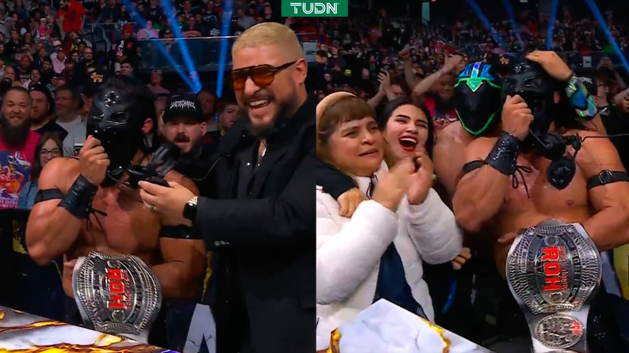 Luchador mexicano conmueve al mundo con festejo: ¡Soy campeón abuelita!