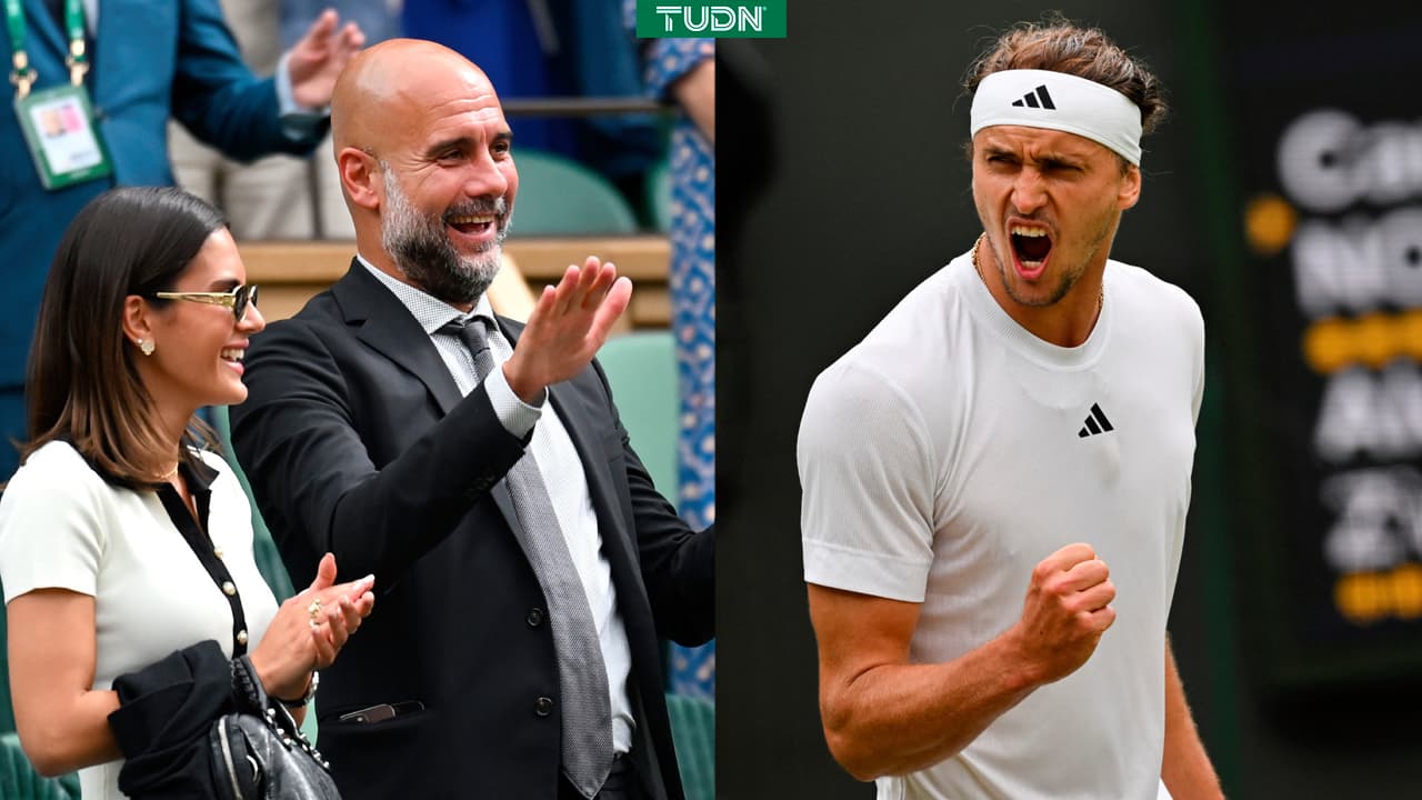 ¡Épico momento! Zverev le pide a Guardiola que lo entrene en tenis
