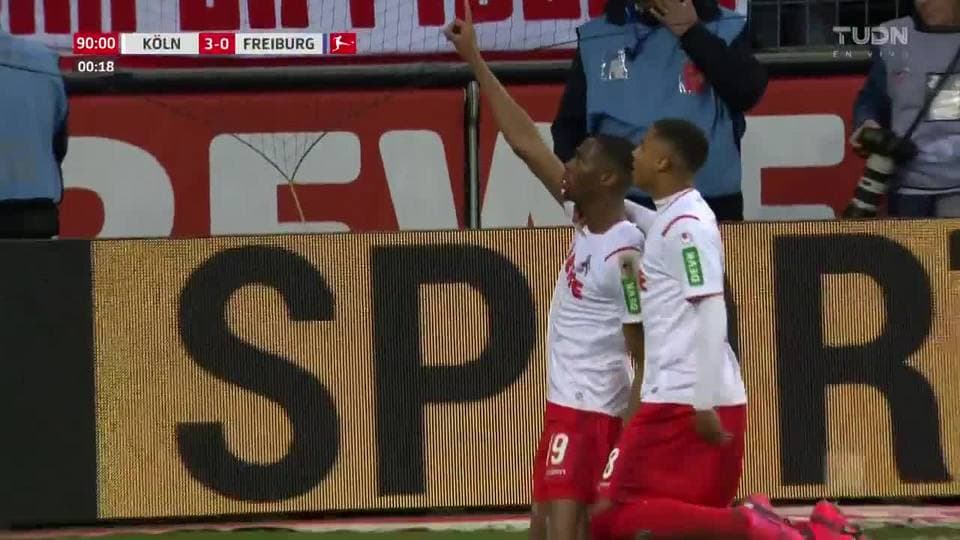 ¡GOOOL! Kingsley Ehizibue anota para 1. FC Köln