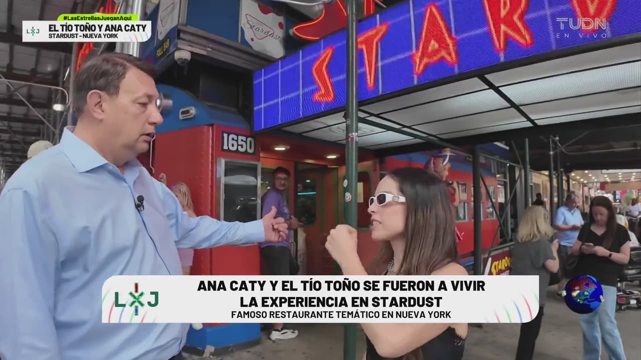Ana Caty y el tío Toño en el Stardust