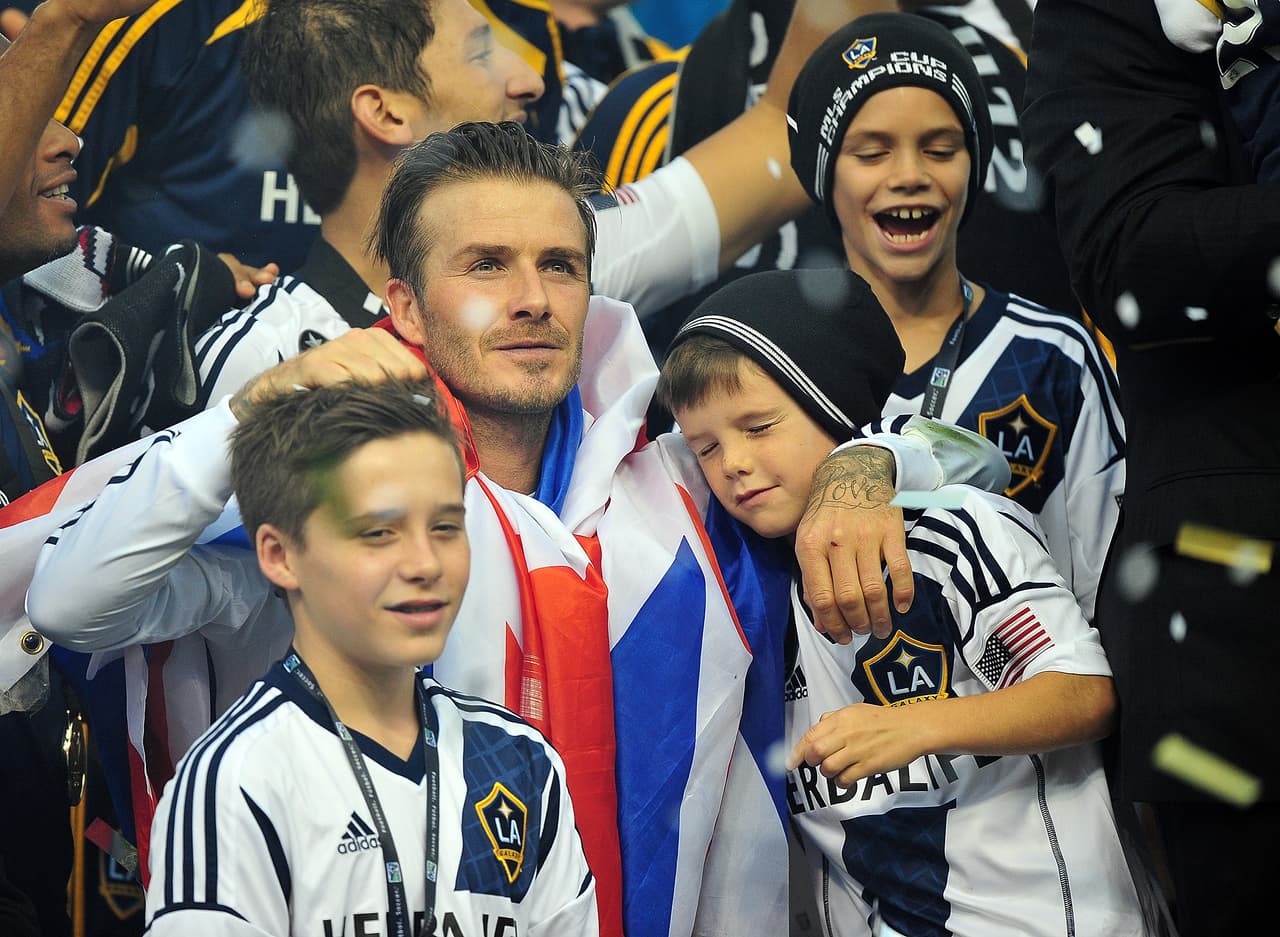El domingo se celebrará el Día del Padre en Estados Unidos y en varios países del continente americano. En esta selección de imágenes homenajearemos a los padres y a los 'papacitos' de la MLS. Y para hacerlo comenzamos con David Beckham. (USA Today Images)