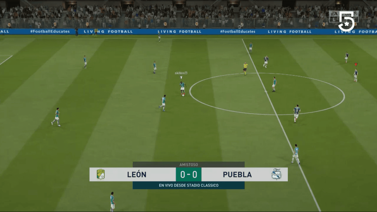 León venció a Puebla en el arranque de la Fecha 12 en la eLiga MX con actuación efectiva de Nicolás Sosa, quien marcó un solitario gol con Ángel Mena y fue suficiente para vencer a la Franja de Santiago Ormeño.