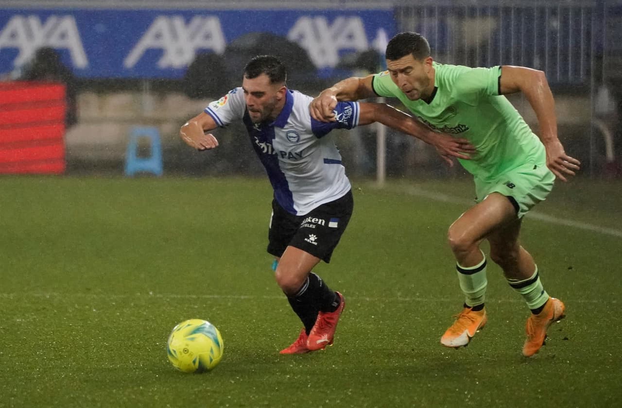 Alavés y Athletic no se hacen daño y reparten puntos durante la Jornada 20 en La Liga, lo que pone a los albiazules cerca del descenso.