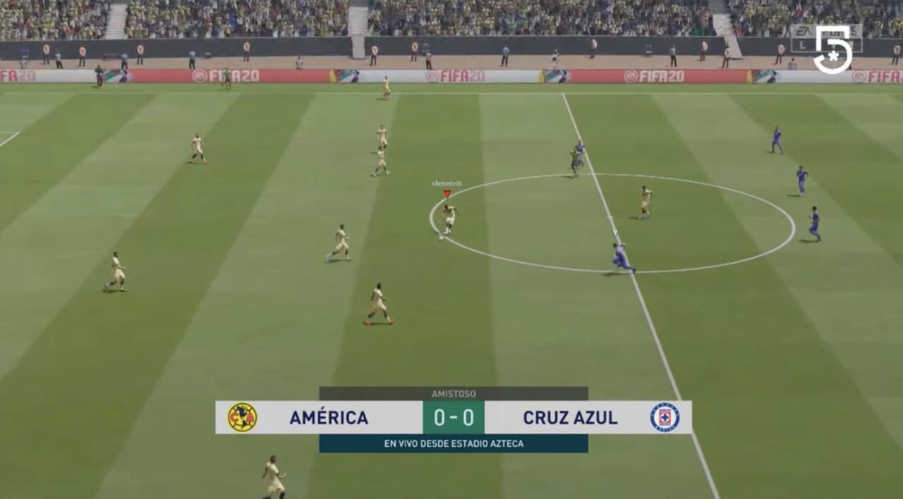 Santiago Giménez y la Máquina fueron los encargados de darle un baile y una goleada a las Águilas de Nicolás Benedetti.