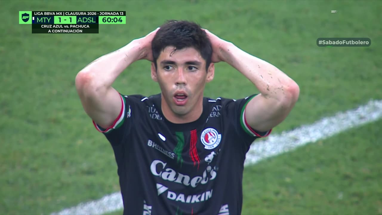 ¡El atajadón de Luis 'Mochis' Cárdenas que salva a Rayados del segundo de San Luis!