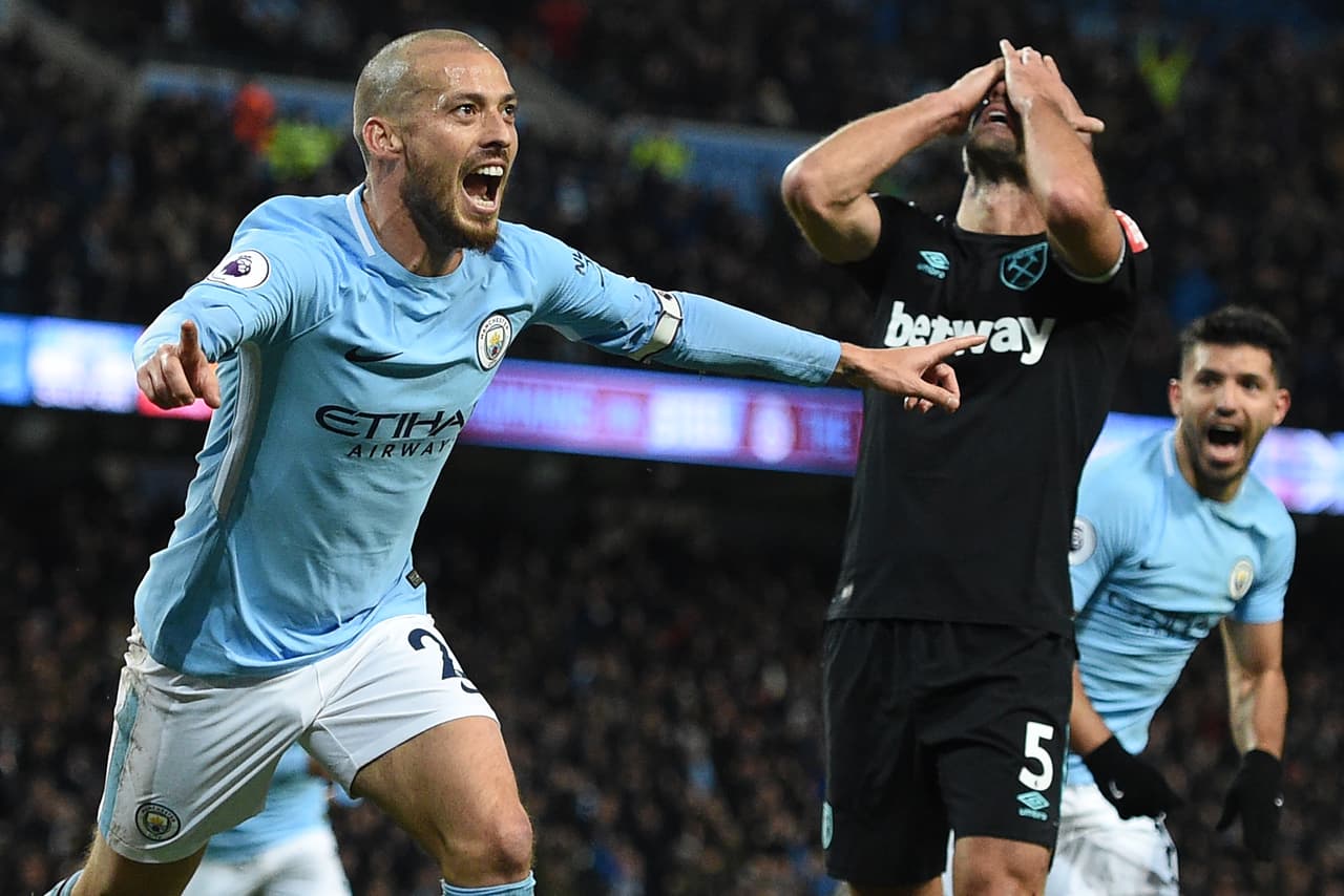 Así fue la victoria y remontada de Manchester City 2-1 contra West Ham United en la Premier League con un equipo visitante que no contó con 'Chicharito'.