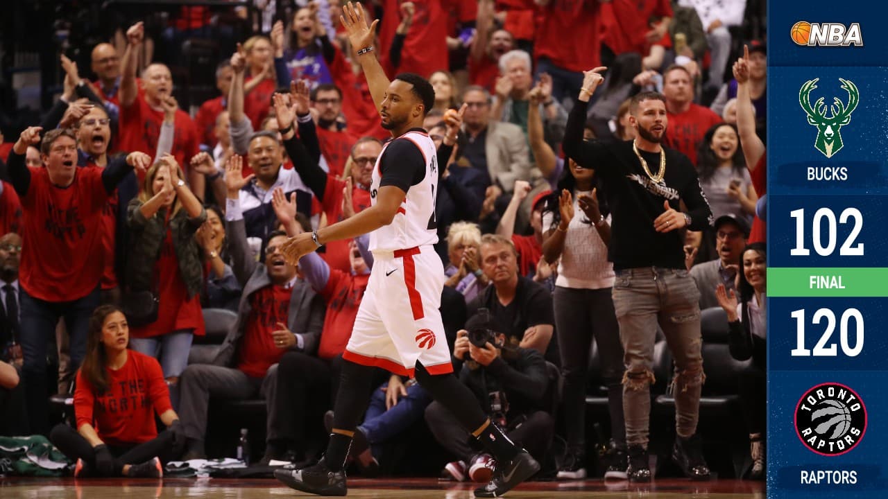 Los Raptors frenan en seco a los Bucks y empatan la Final del Este