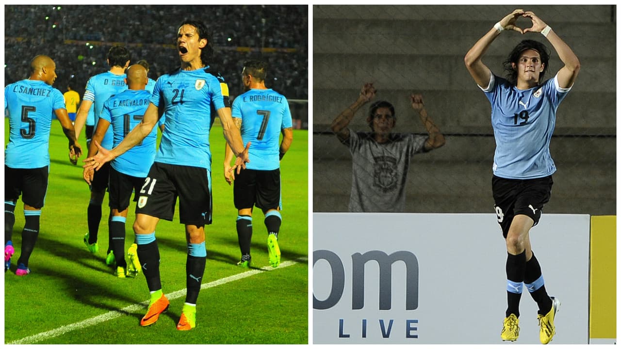 Edinson Cavani tiene un doble más joven en su propio país. Su nombre es Rubén Betancourt, quien hace poco se cortó el pelo para evitar las comparaciones con el goleador del PSG.