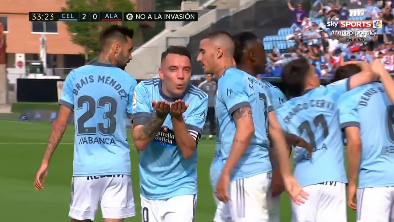 Así goleó el Celta al Alavés con Araujo y Orbelín