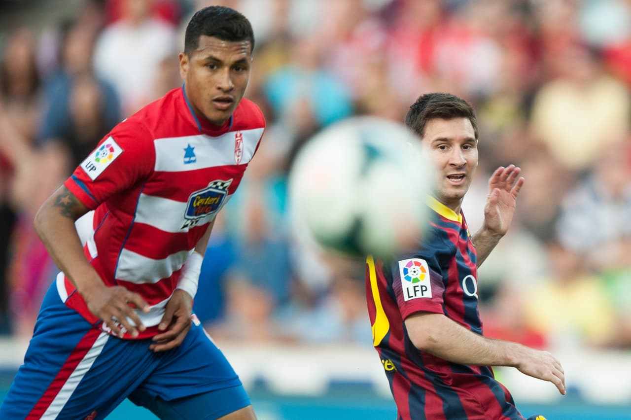 Jeison Murillo llegó desde el Deportivo Cali a la cantera del Granada. Debutó profesionalmente con el Cádiz en el 2011, pasó por la U.D. Las Palmas y luego regresó al equipo nazarí. Ahora está en Inter Milán.