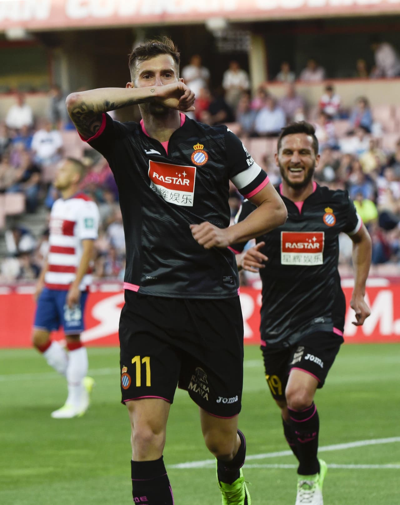 21 partidos para él, 16 como titular y 6 anotaciones en toda la temporada de La Liga de España.