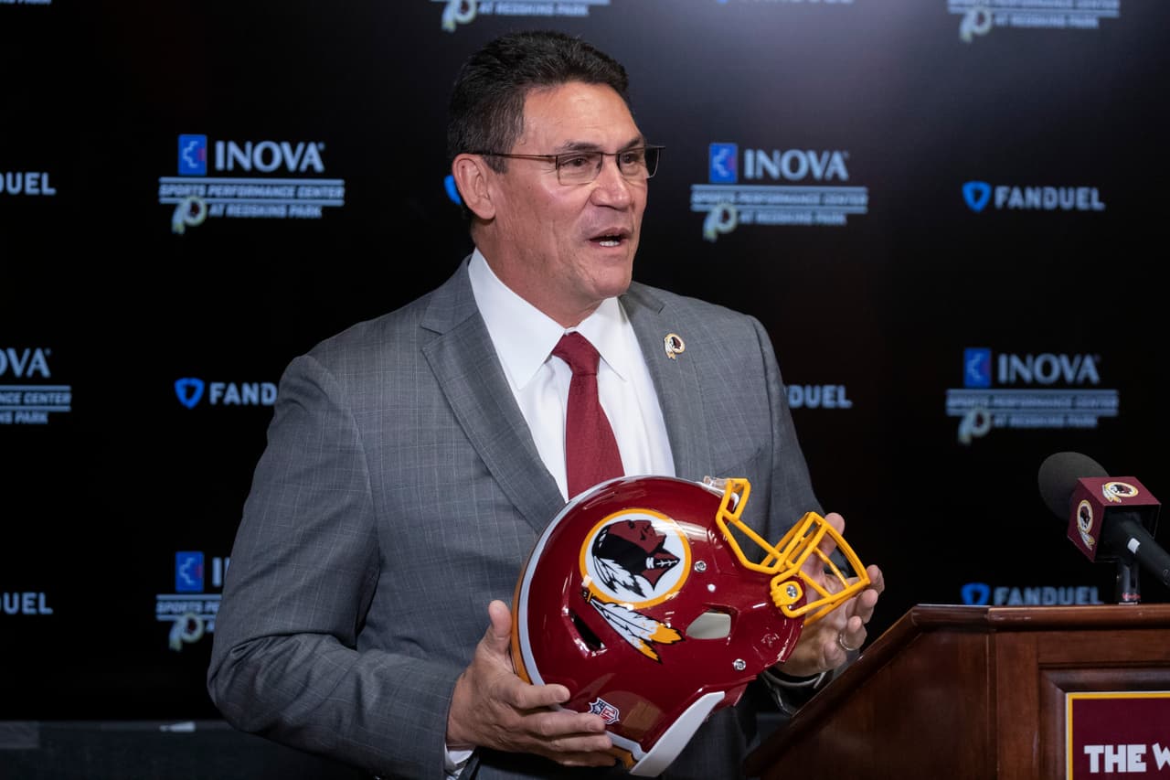 Ron Rivera llega a los Washington Redskins como headcoach para los próximos cinco años.