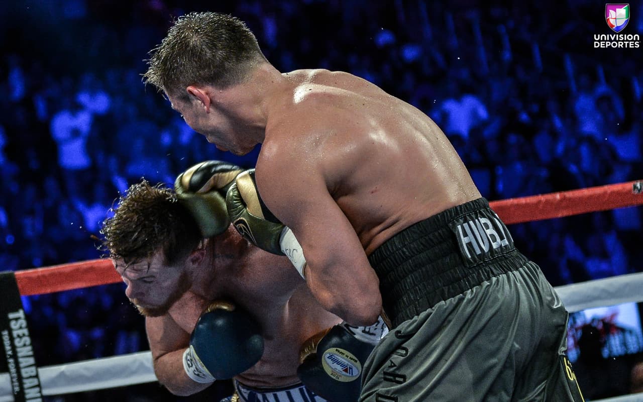 Gennady 'GGG' Golovkin conectó más golpes totales sobre la humanidad de Saúl 'Canelo' Álvarez en la primera pelea disputada en septiembre de 2017.