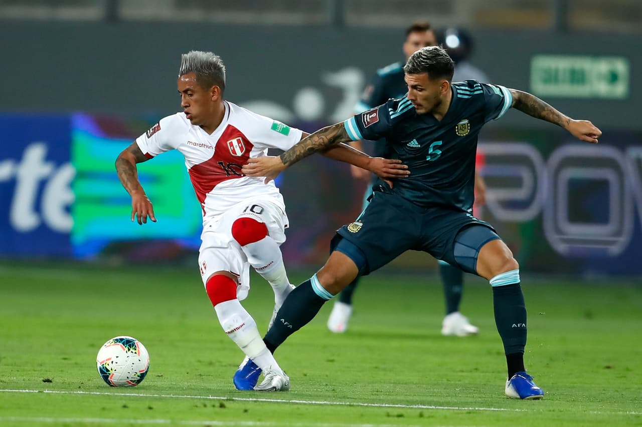 Con goles de Nicolás González y Lautaro Martínes, Argentina se impone en su visita a Perú.