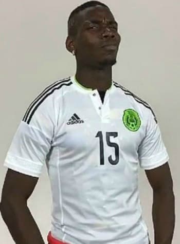 Pogba con la playera del tri