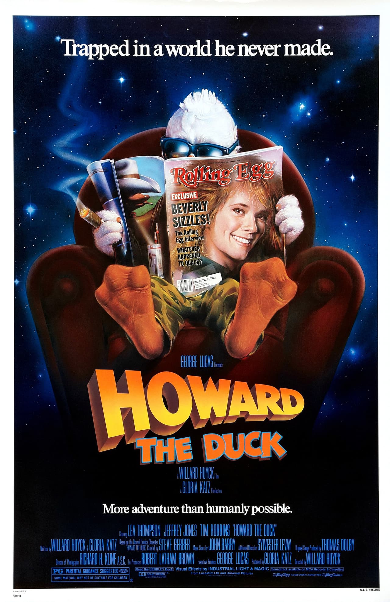 Howard The Duck (1986).
<br>