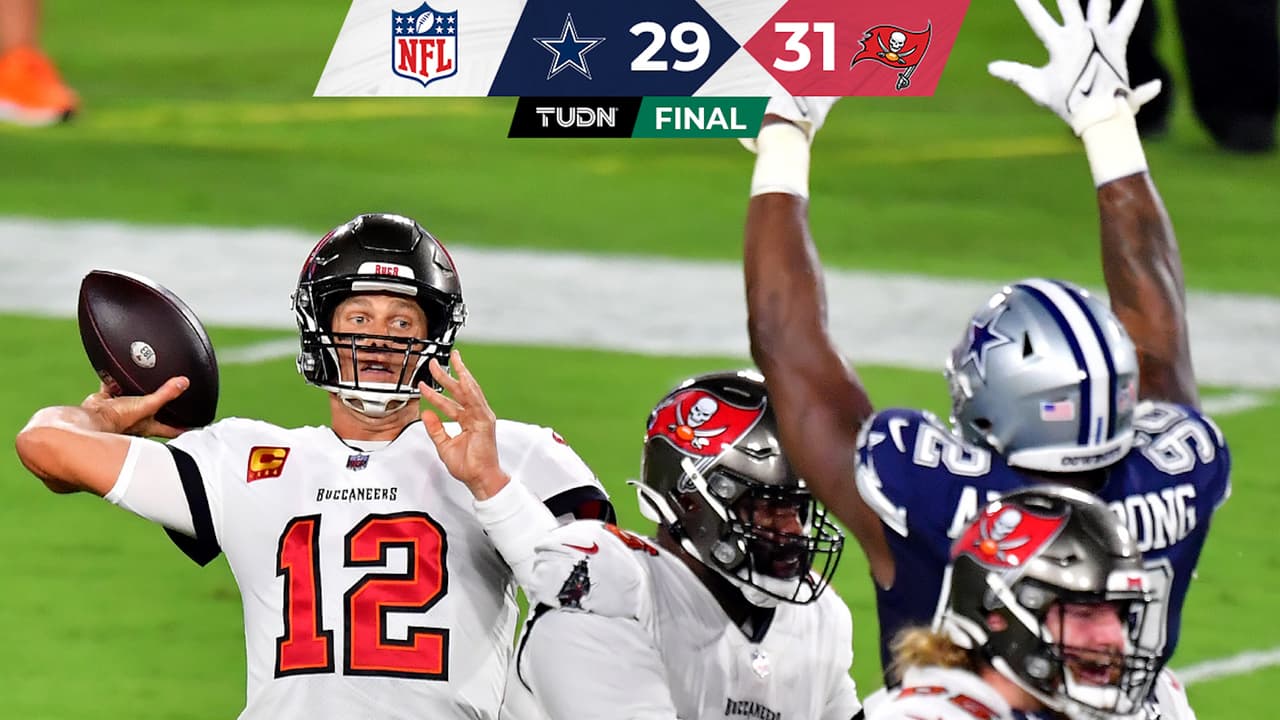 Brady y Bucs derrotan a Cowboys en entretenido partido inaugural
