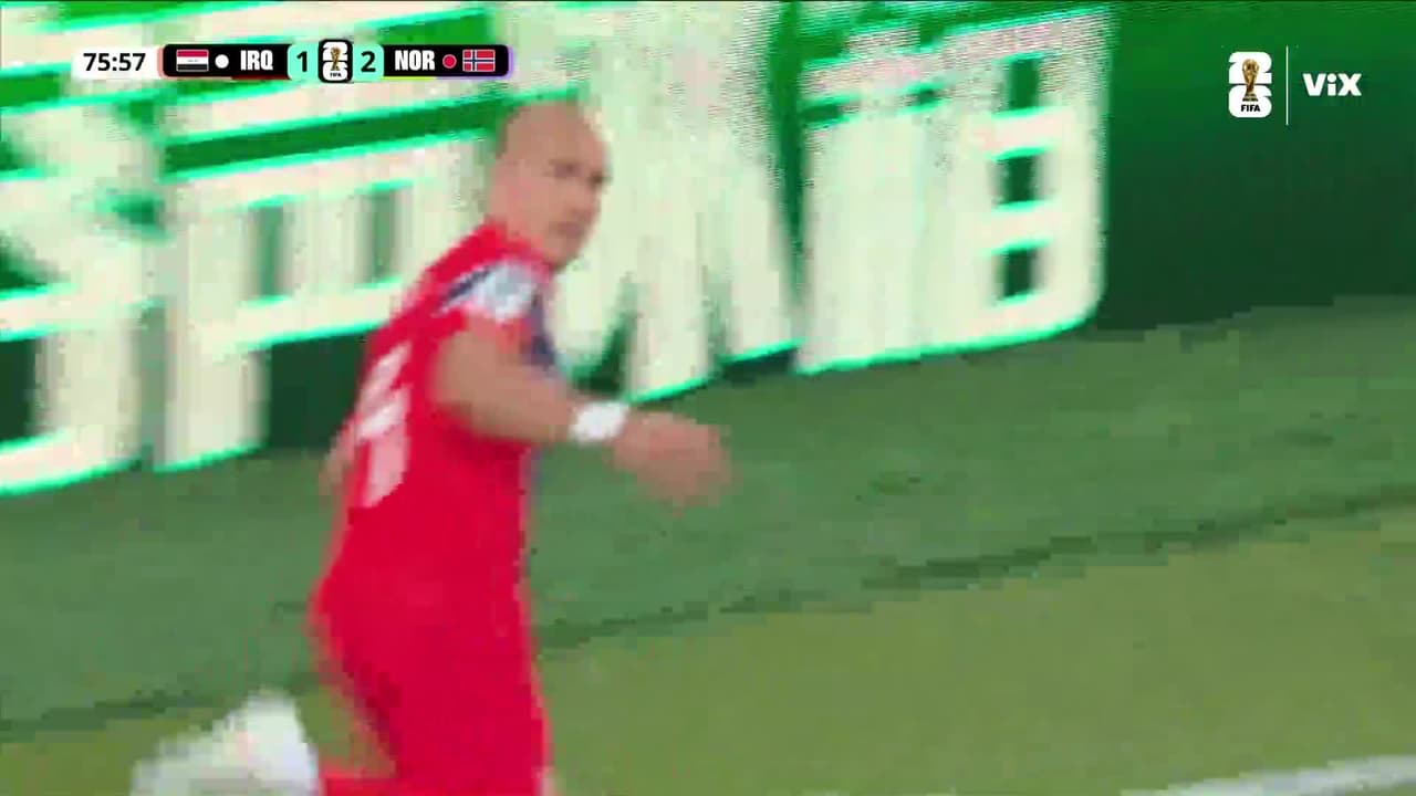 ¡Gol de impacto! Leo Østigård marca el tercero para Noruega