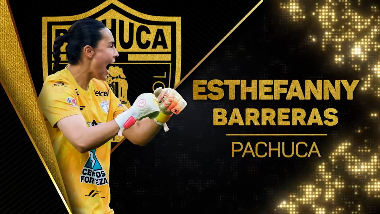 Estheffanny Barrera gana el Balón de Oro como mejor portera de la Liga MX Femenil