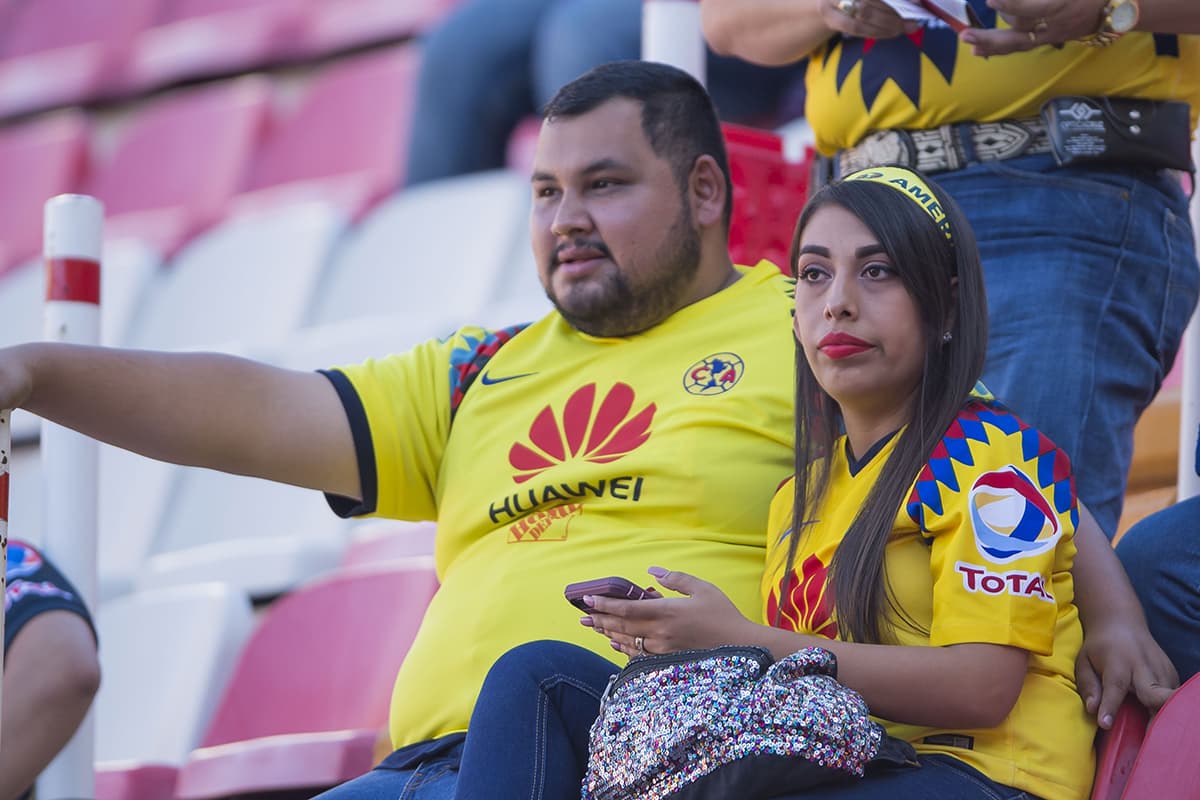 Aficionados del América se alistan para el encuentro contra Necaxa por la jornada 1 del Apertura 2018 de la Liga MX.