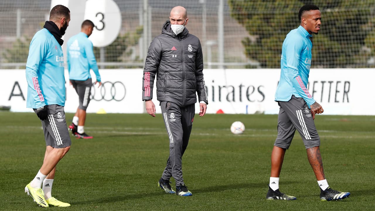 Zidane vuelve a entrenar luego de superar el coronavirus