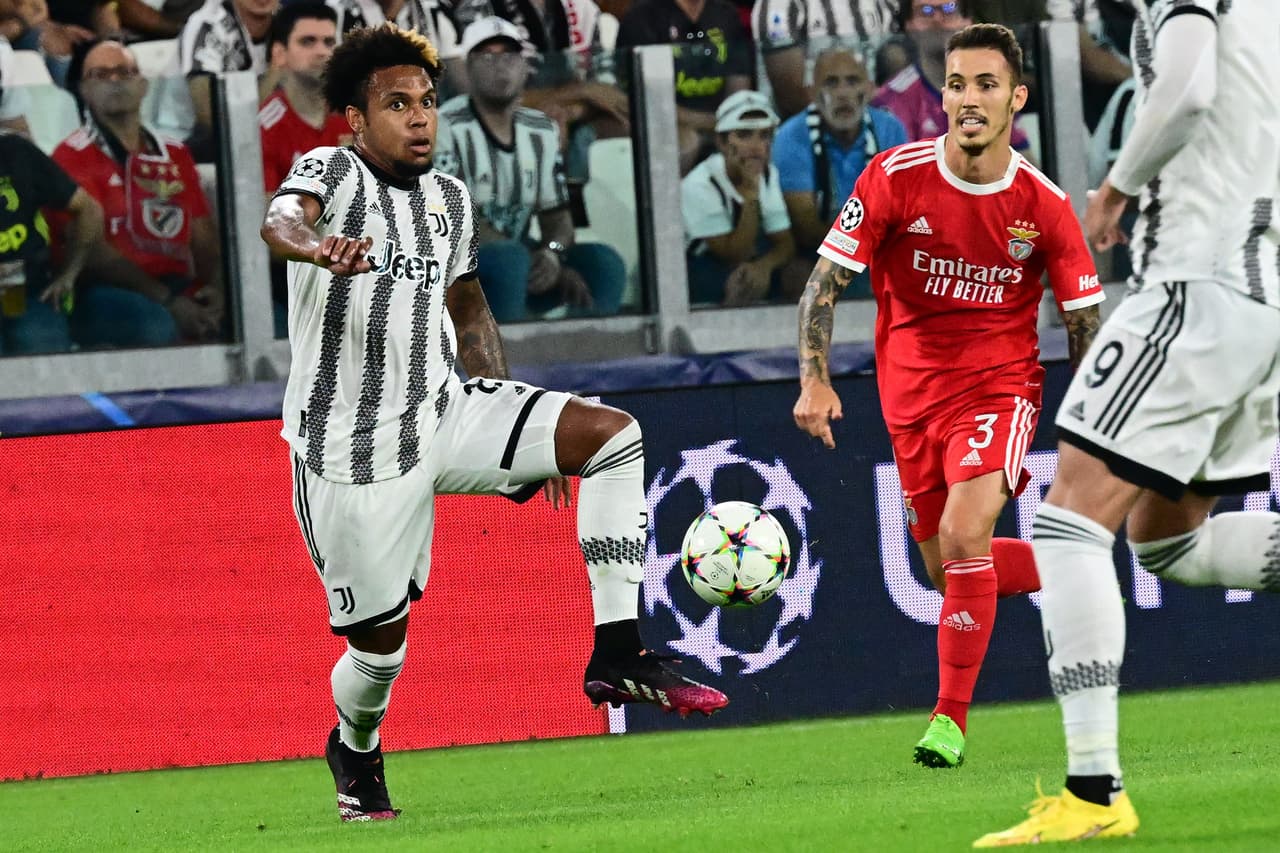 Juventus 1-2 Benfica. Gran sorpresa del equipo lusitano en Turín para ganar con goles de Neres y Joao Mário, con remontada incluida.