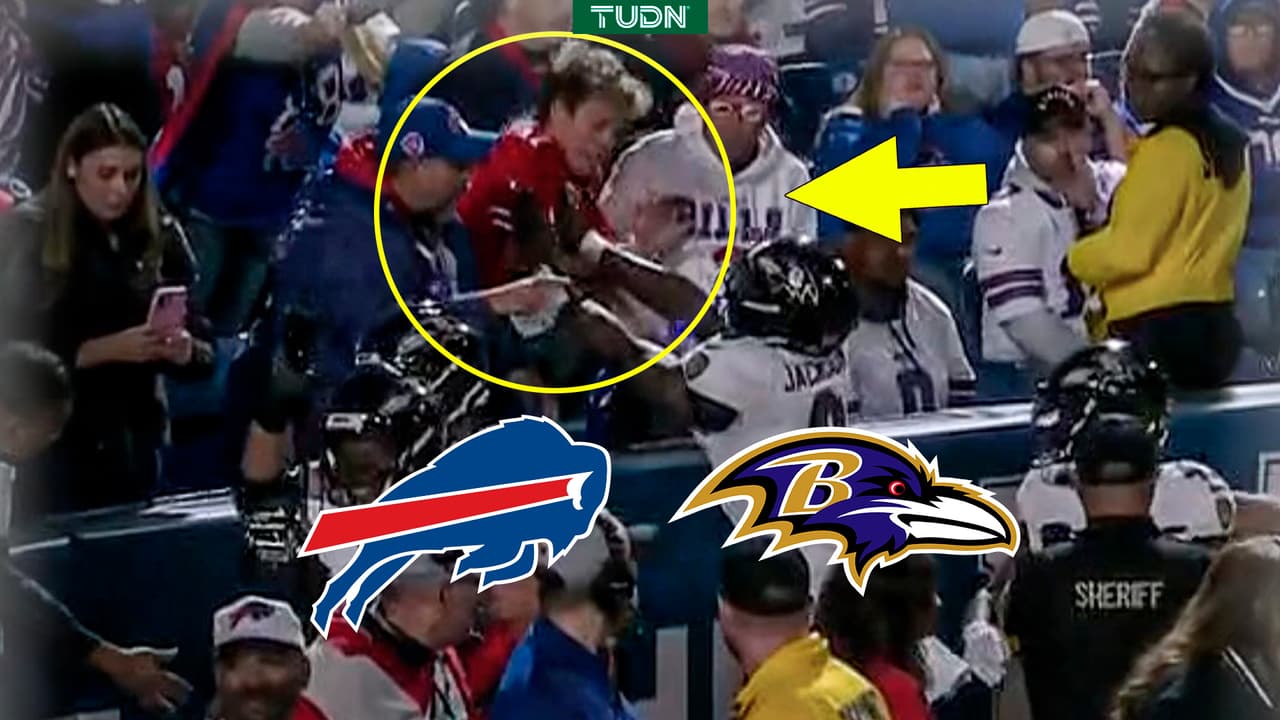 Seguidor de los Bills es vetado por la NFL tras agredir a jugadores de Ravens