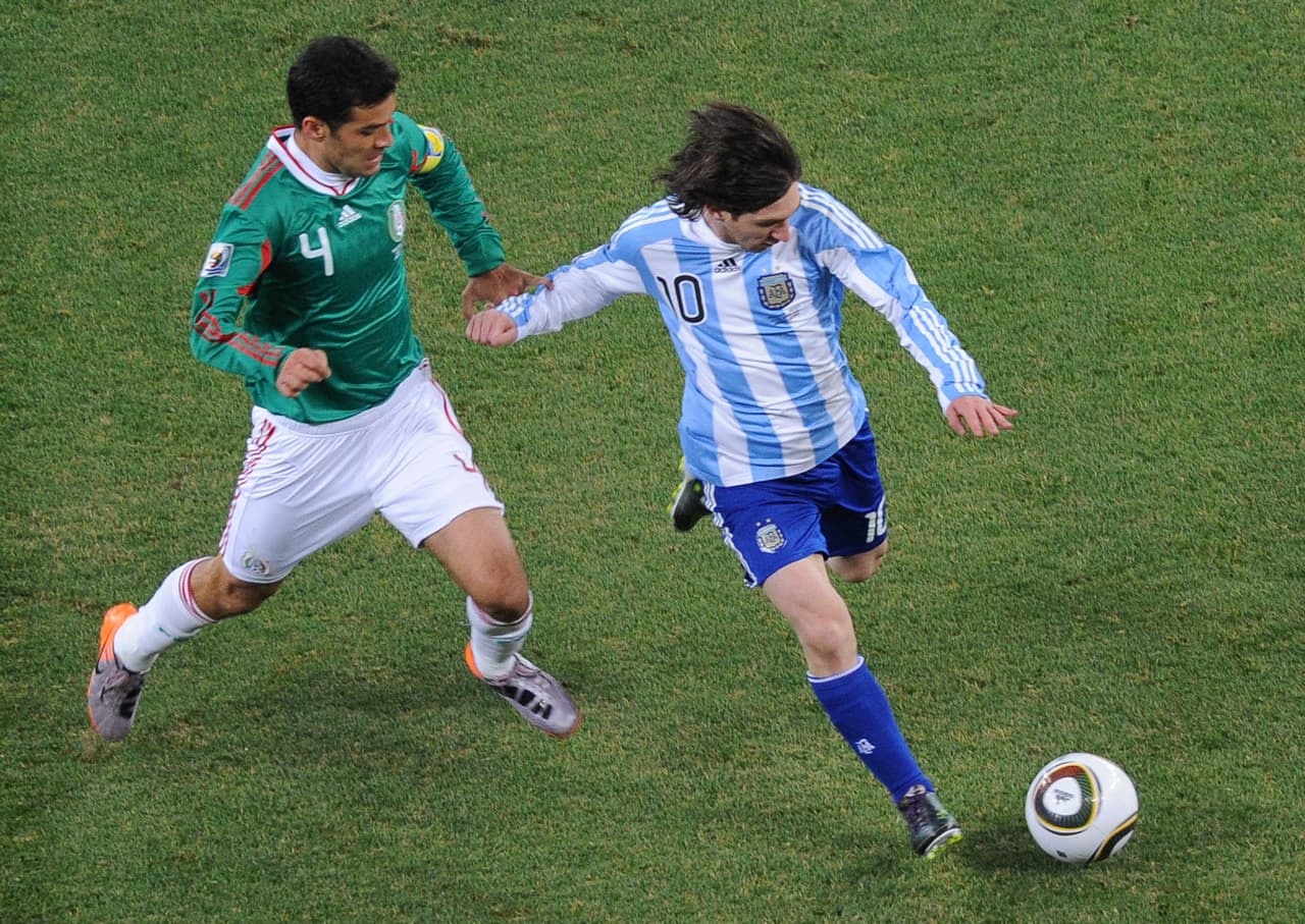 Segundo Mundial en el que se enfrentan Messi y México, en este caso, en Sudáfrica 2010.