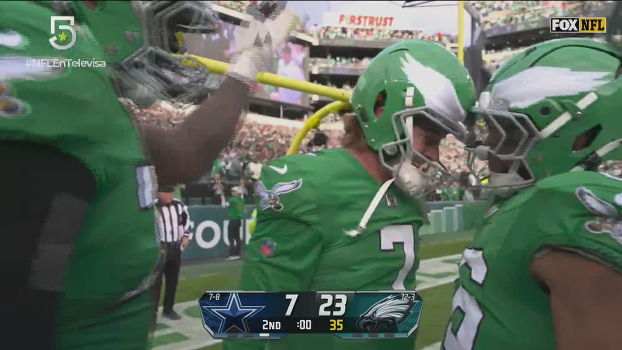 ¡Tush Push! Pickett logra su touchdown ante Cowboys