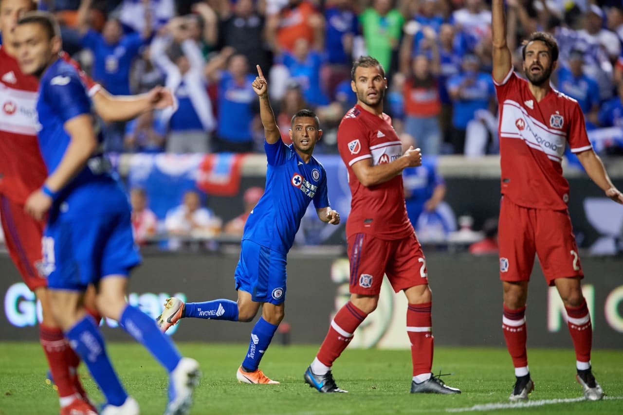 Elías Hernández anotó el segundo gol y lo celebró de esta forma.