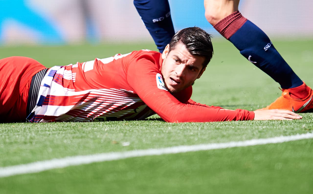 En el ataque del equipo madrileño estaba Álvaro Morata como referencia, ante la ausencia de Antoine Griezmann, pero no podía vulnerar el arco rival.