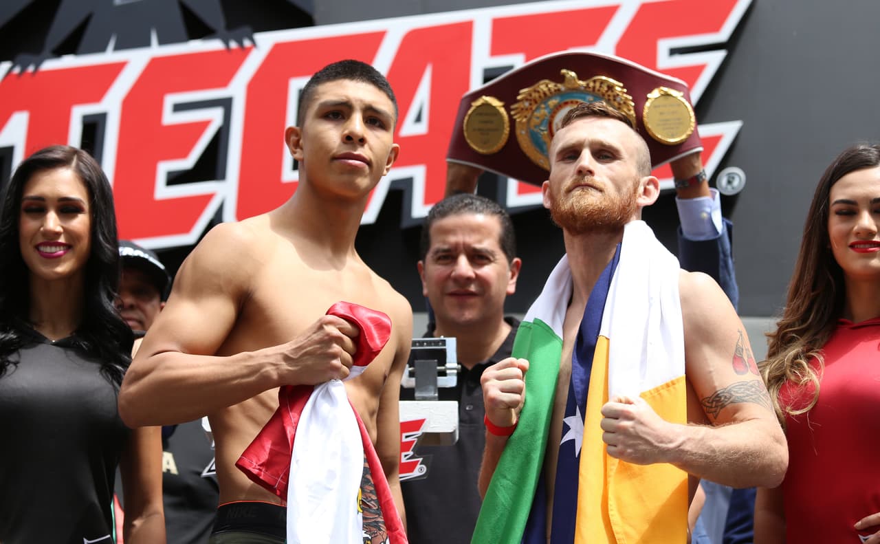El mexicano Jaime Munguía defenderá la corona superwélter de la OMB este domingo ante el irlandés Dennis Hogan en la Arena Monterrey.