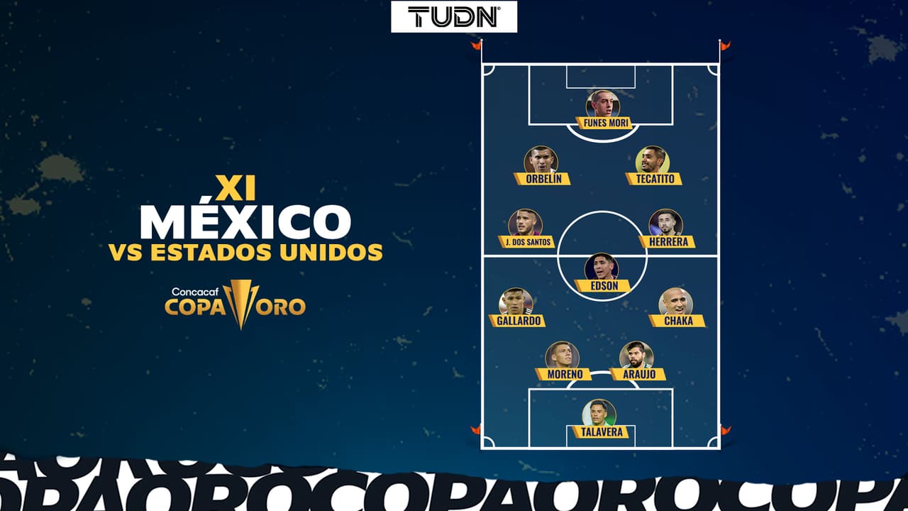 XI de México para la Final de la Copa Oro 2021.