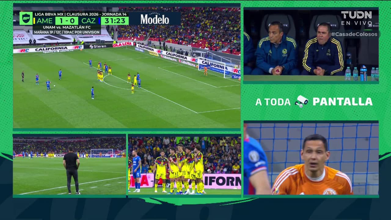 ¡TIRO ATAJADO! disparo por Agustín Palavecino.