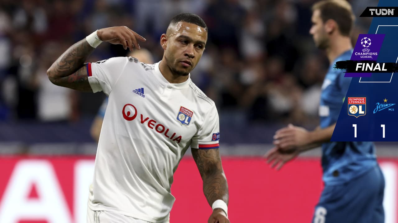 Lyon y Zenit empatan 1-1 en duelo que abre el Grupo G