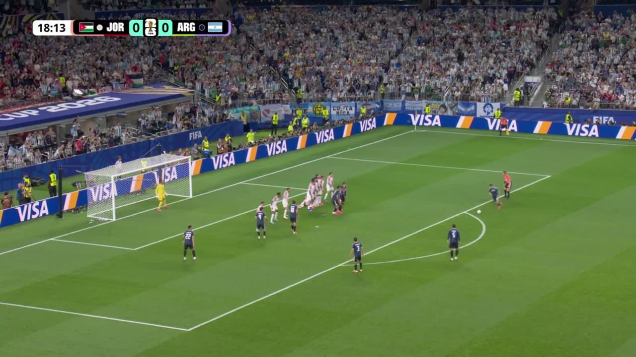 ¡GOL!  anota para Argentina. Giovani Lo Celso