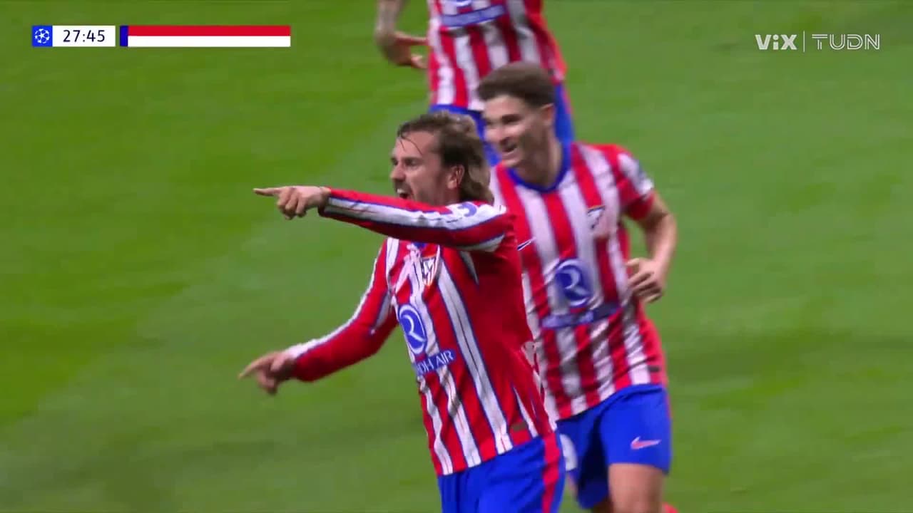 ¡Gol de Griezmann! Definición de crack absoluto para empatar el encuentro