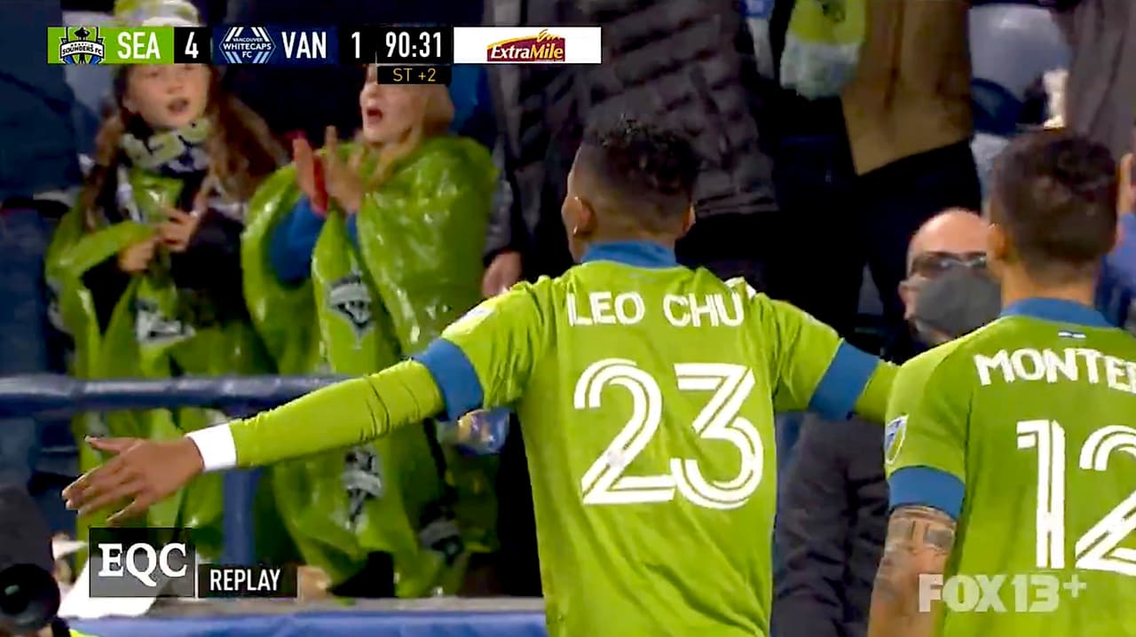 ¡Ya es goleada! Fredy Montero se funciona con Léo Chú y Seattle marca el cuarto