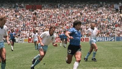 Maradona elige su mejor gol en el Mundial de México y reta a Ronaldo