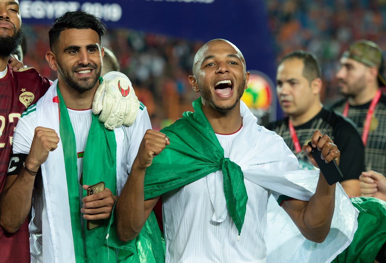 Tras ganar la Copa de África con Argelia, será compañero de Gabriel Mercado en el Al-Rayyan.