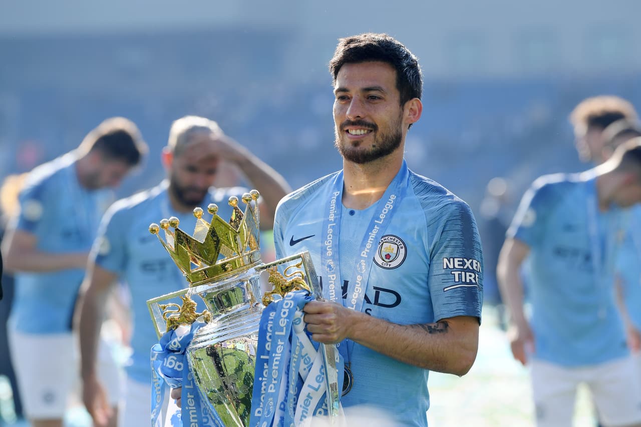 Y la cereza del paste fue la cuarta Premier League de Silva y el equipo de Manchester.