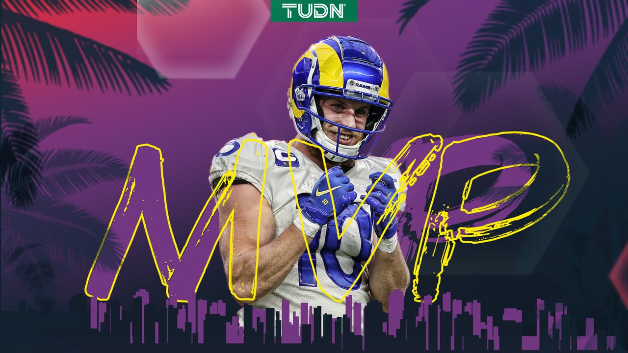Cooper Kupp, de los LA Rams, el Jugador Más Valioso del Super Bowl LVI