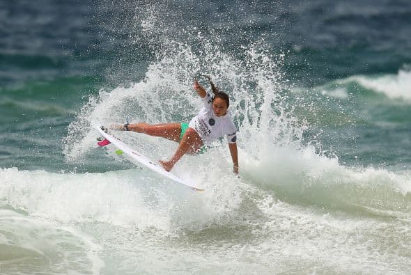 "Eres tú y el océano y sólo la espontaneidad y la expresión de tí misma. En realidad no hay ningún pensamiento involucrado, sólo lo que estás haciendo."