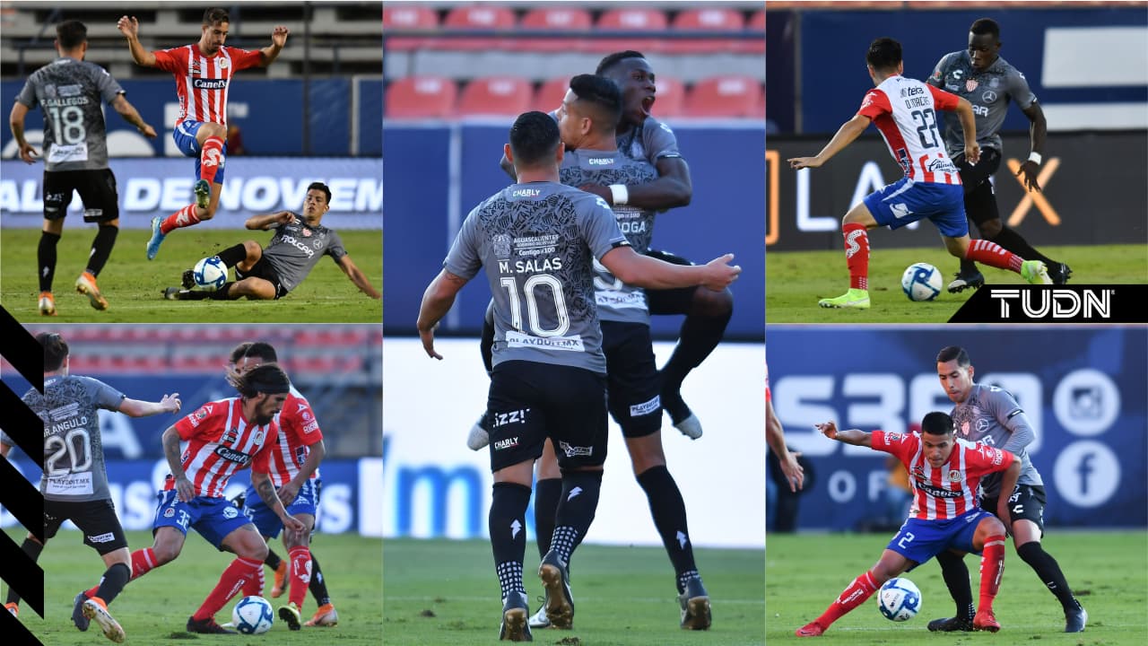 Con goles de Mauro Quiroga al 32 y Cristian Calderon al 90+3 el Necaxa se impone de visita 0-2.